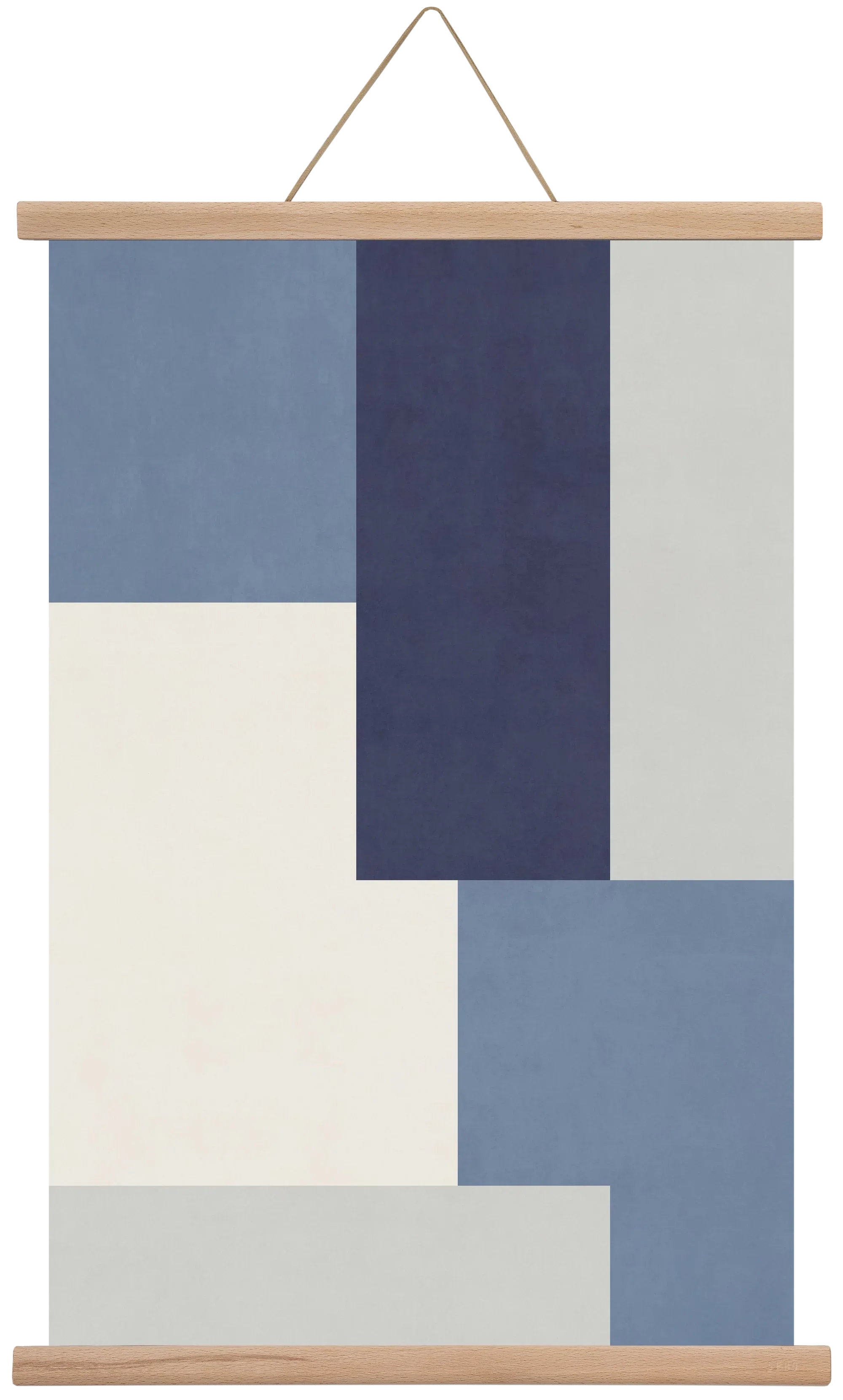 Composition of Geometric Shapes - Blue03 - artbridge