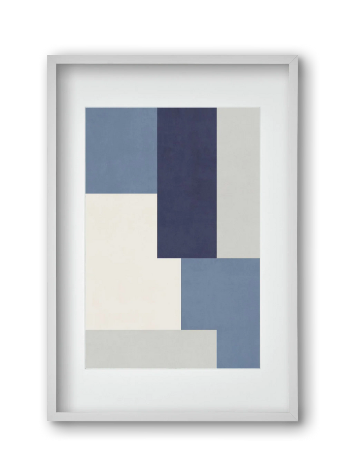 Composition of Geometric Shapes - Blue03 - artbridge