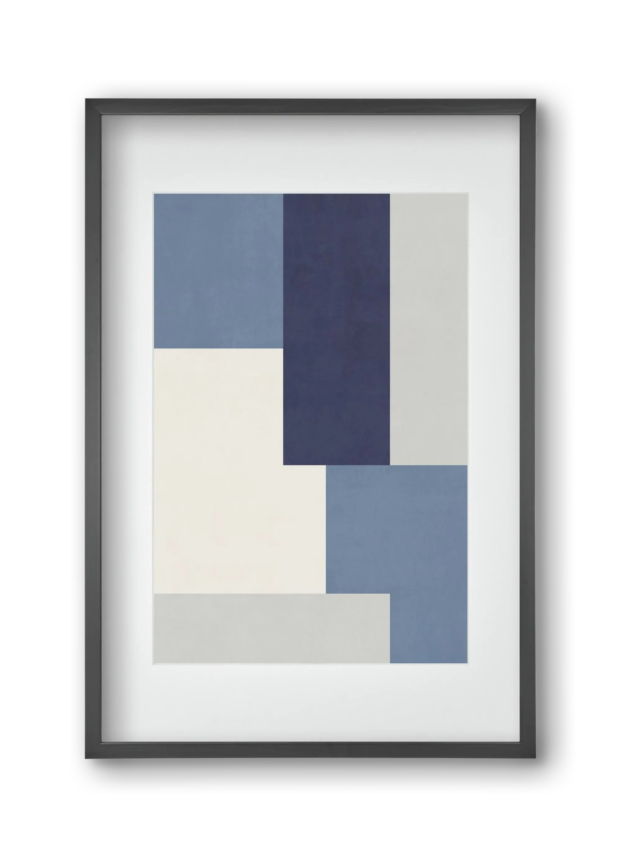 Composition of Geometric Shapes - Blue03 - artbridge