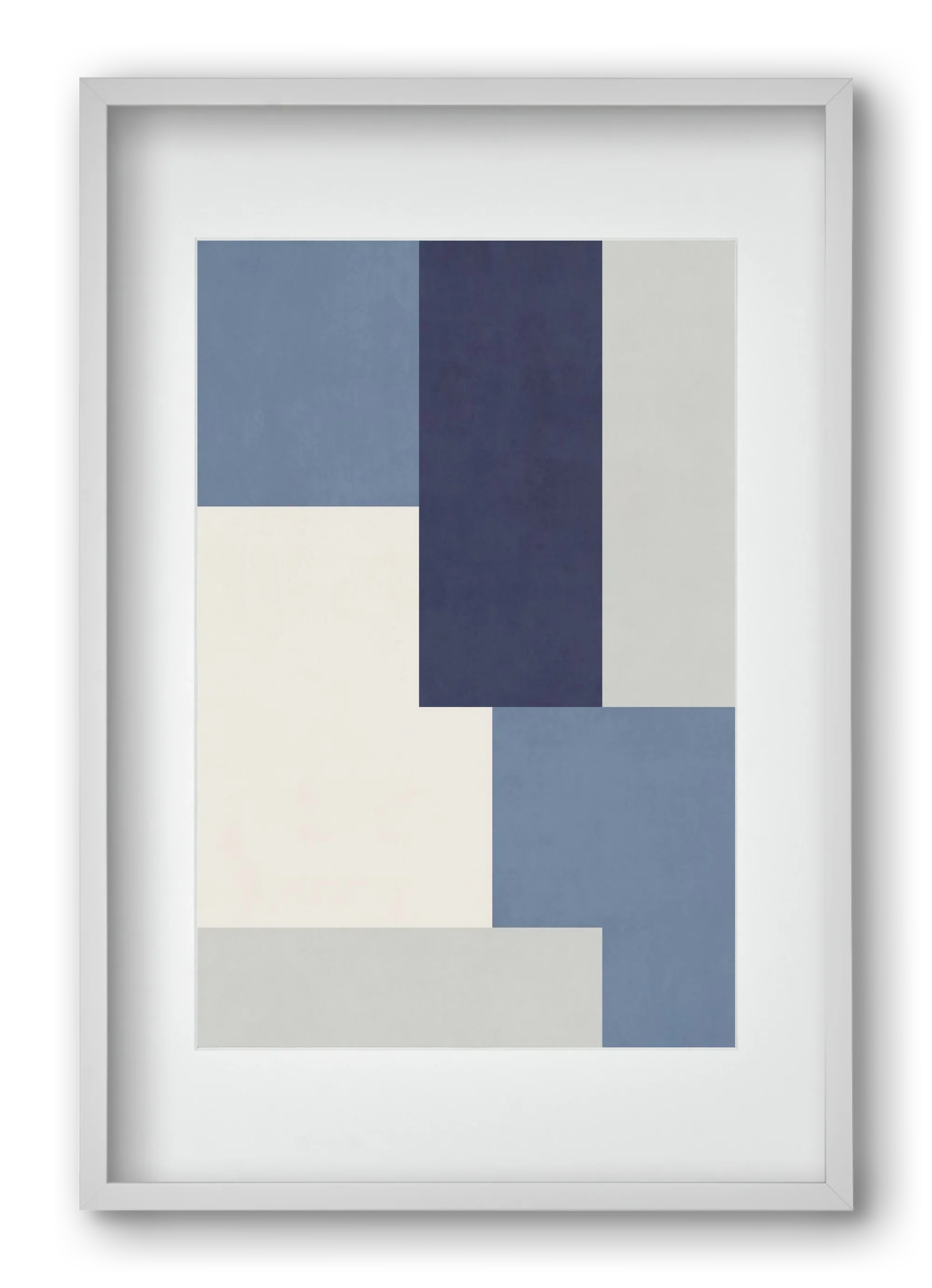 Composition of Geometric Shapes - Blue03 - artbridge