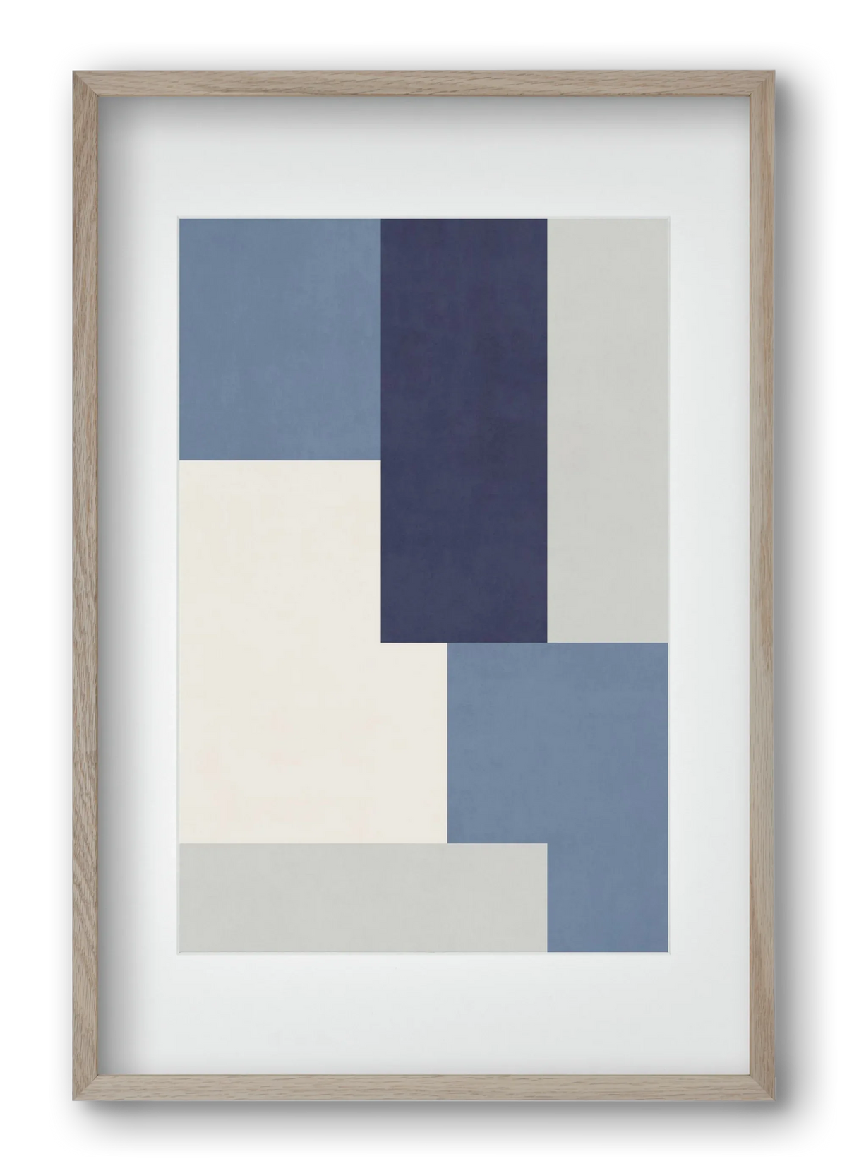 Composition of Geometric Shapes - Blue03 - artbridge