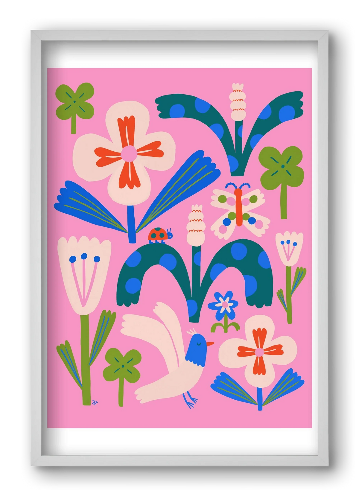 A garden and its habitants - artbridge