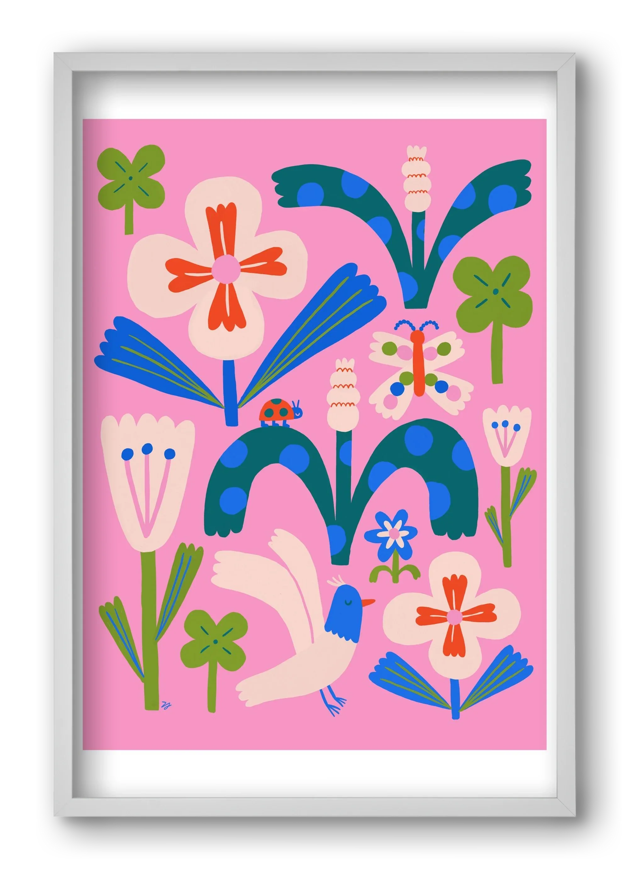 A garden and its habitants - artbridge