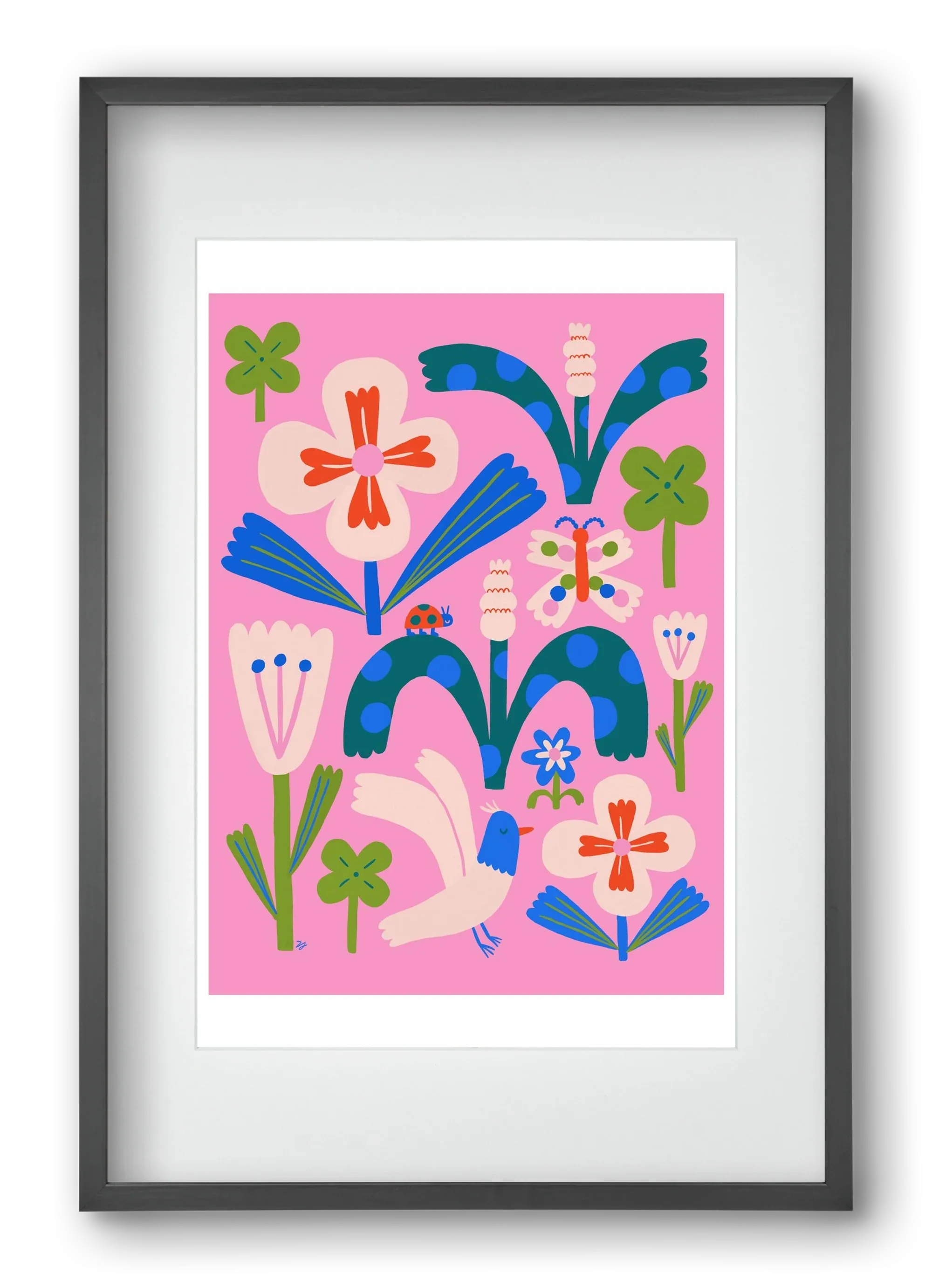 A garden and its habitants - artbridge