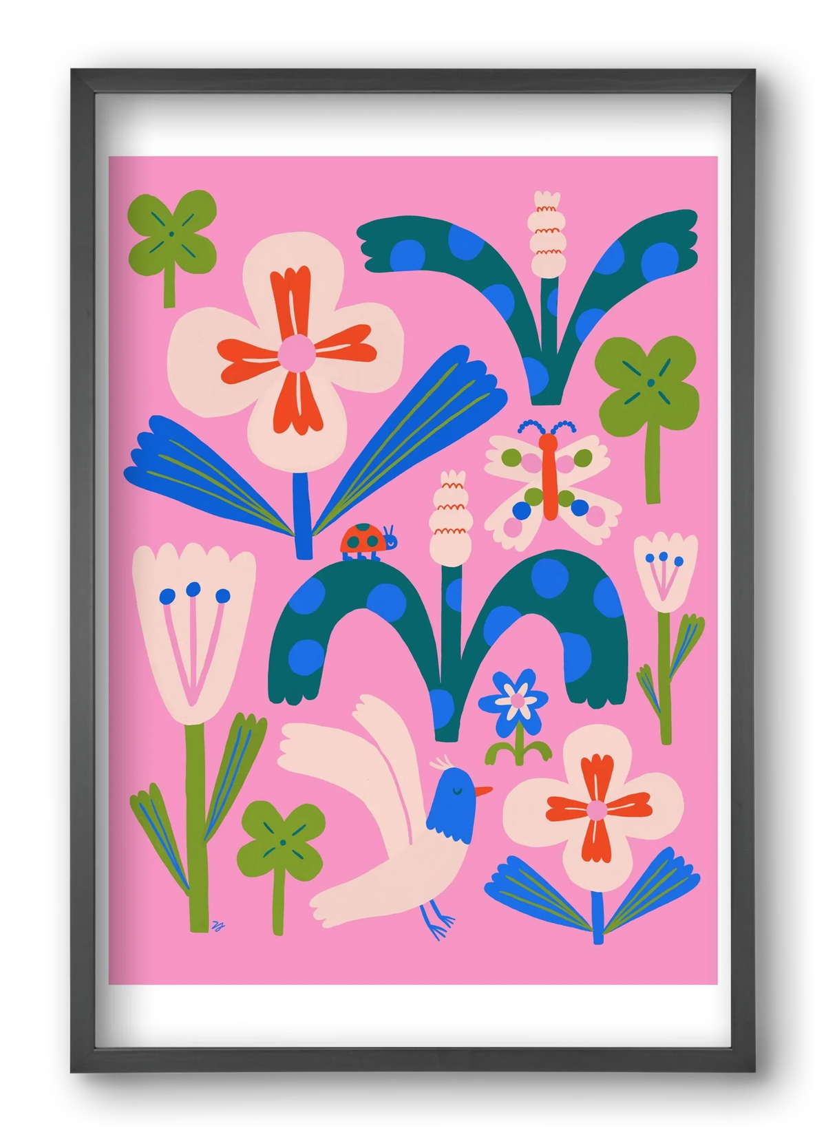 A garden and its habitants - artbridge