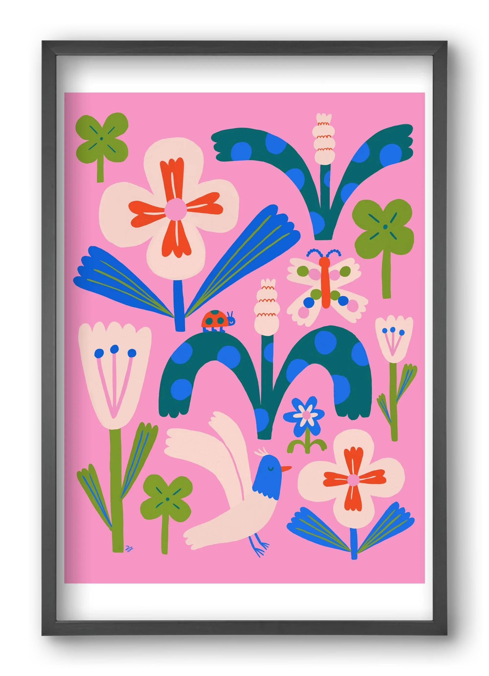 A garden and its habitants - artbridge