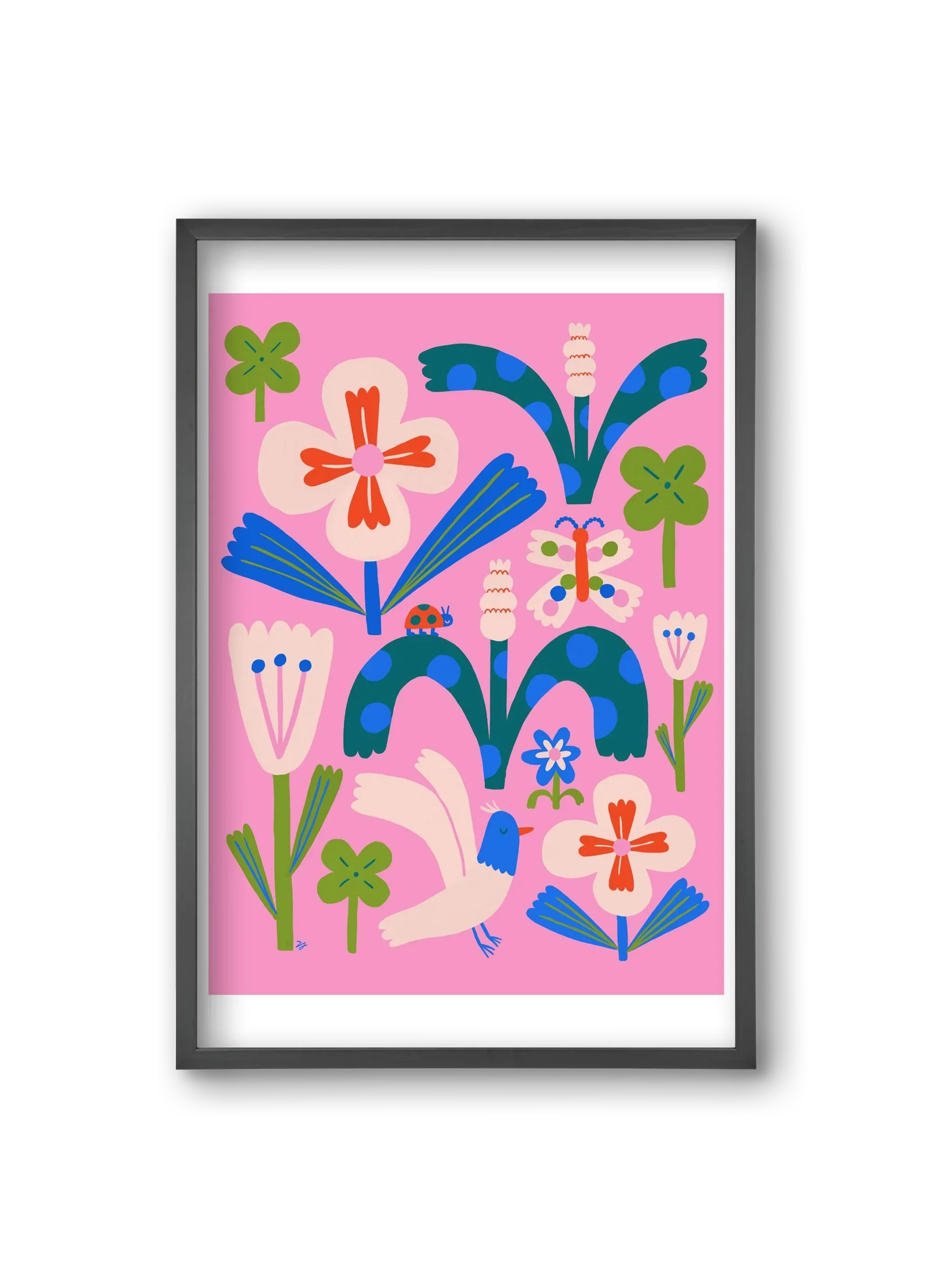 A garden and its habitants - artbridge