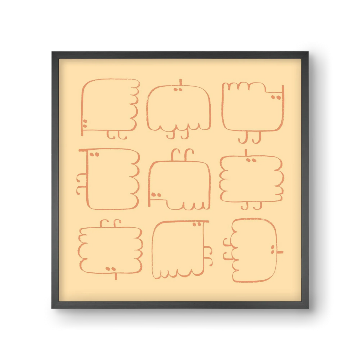Funny Bird (cream) - artbridge