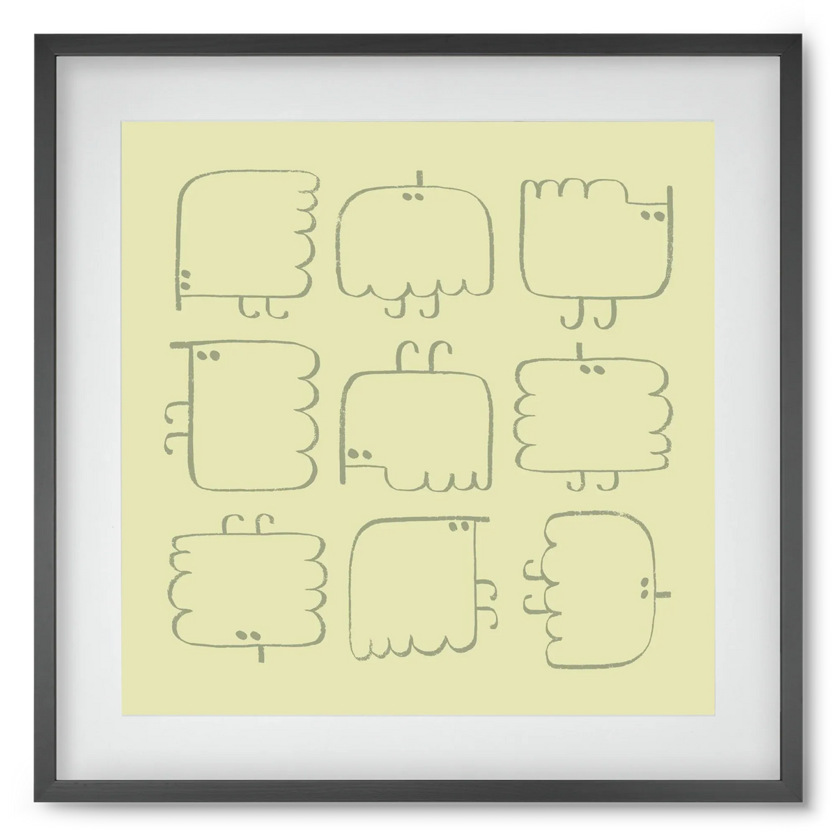 Funny Bird (light green) - artbridge