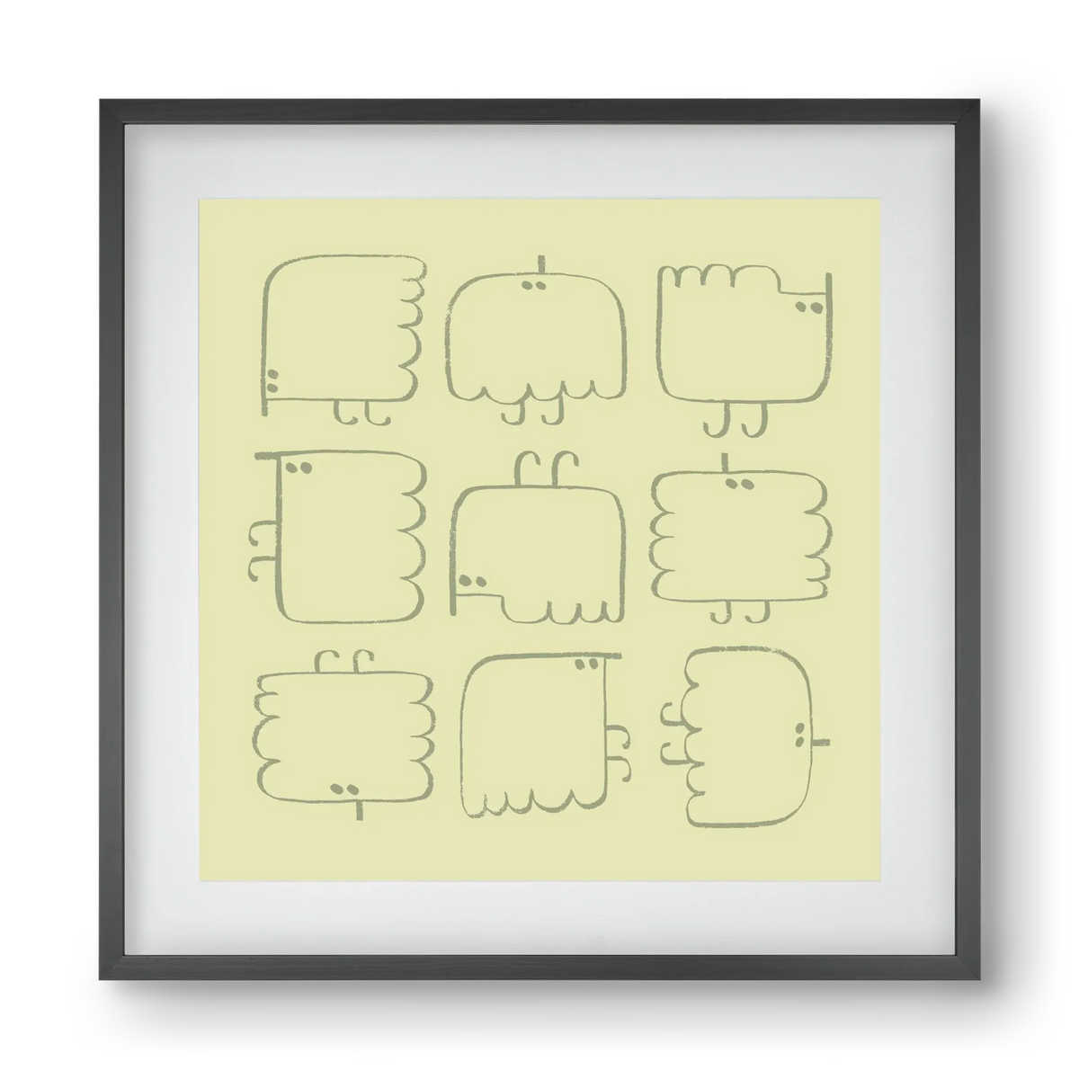 Funny Bird (light green) - artbridge