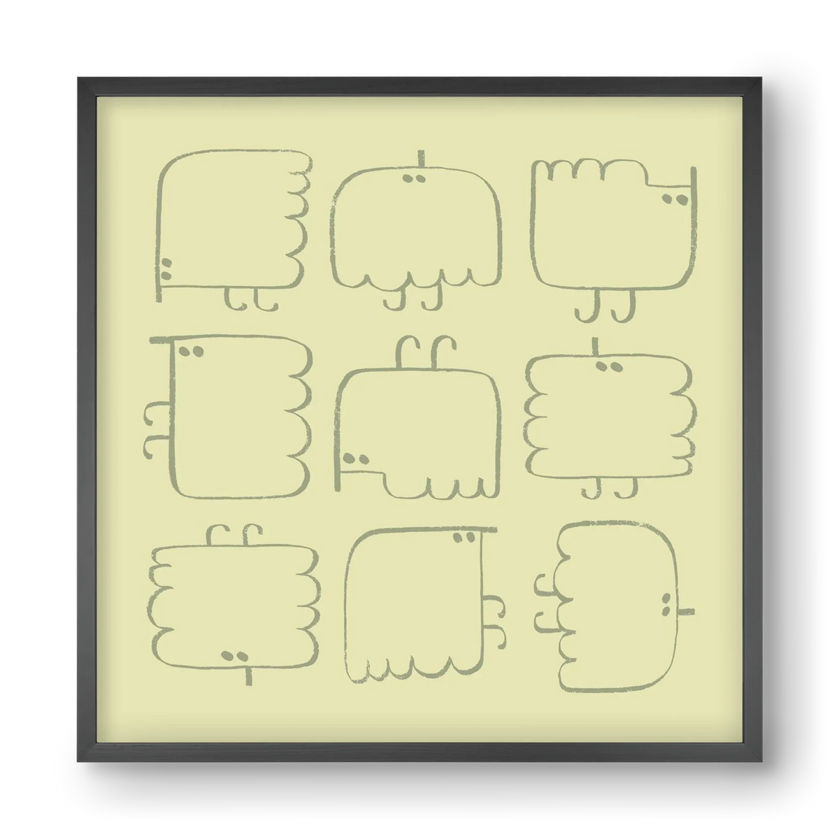 Funny Bird (light green) - artbridge