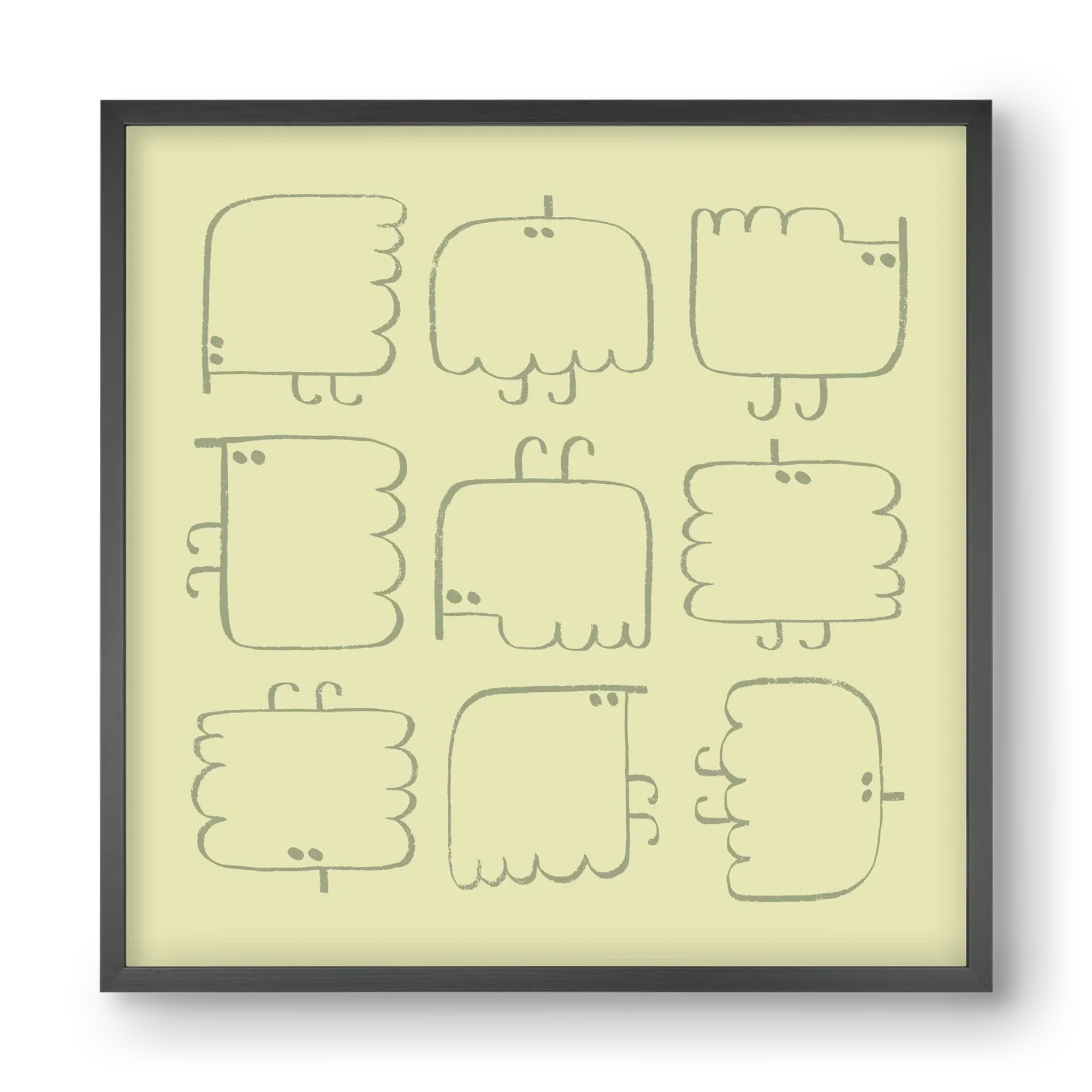 Funny Bird (light green) - artbridge