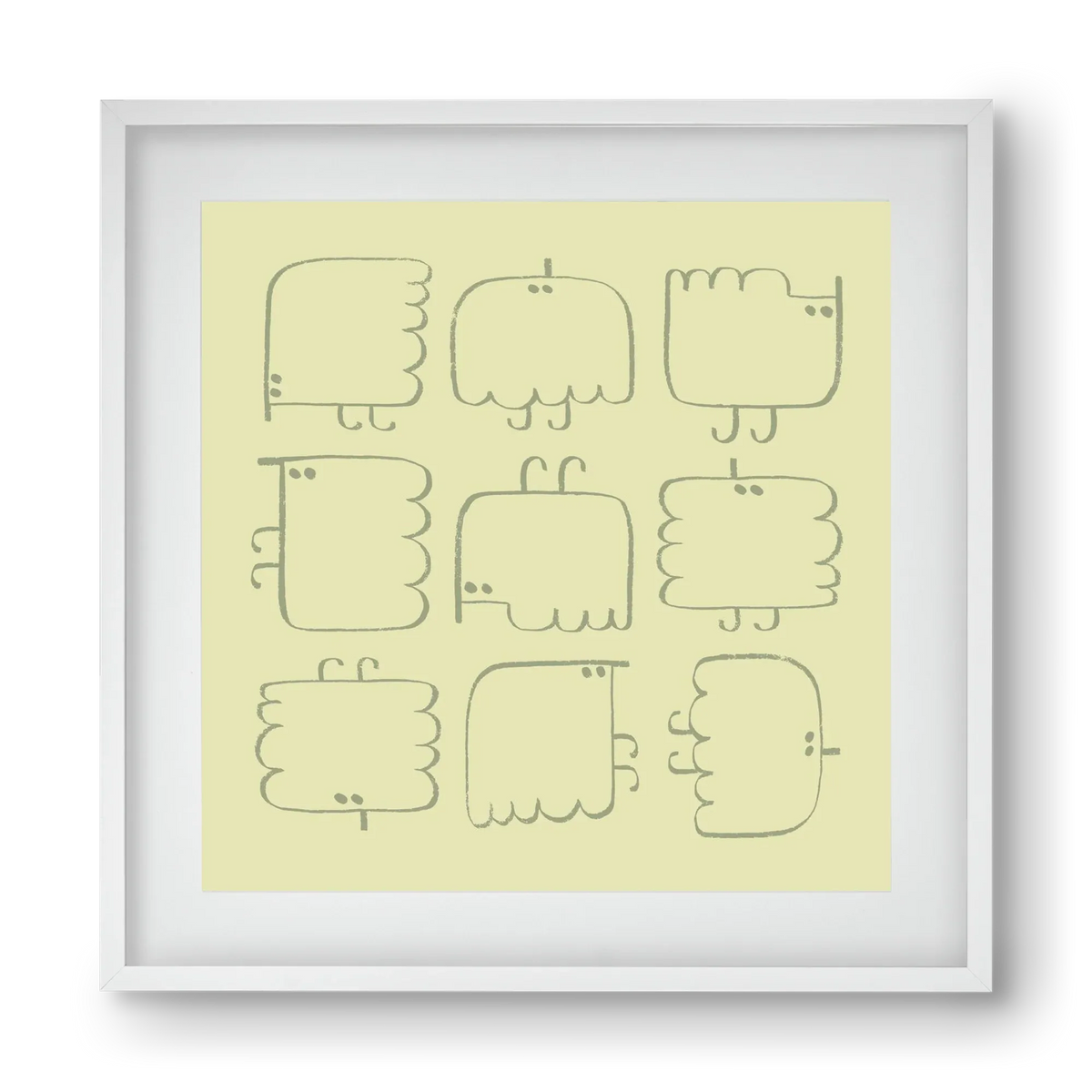 Funny Bird (light green) - artbridge