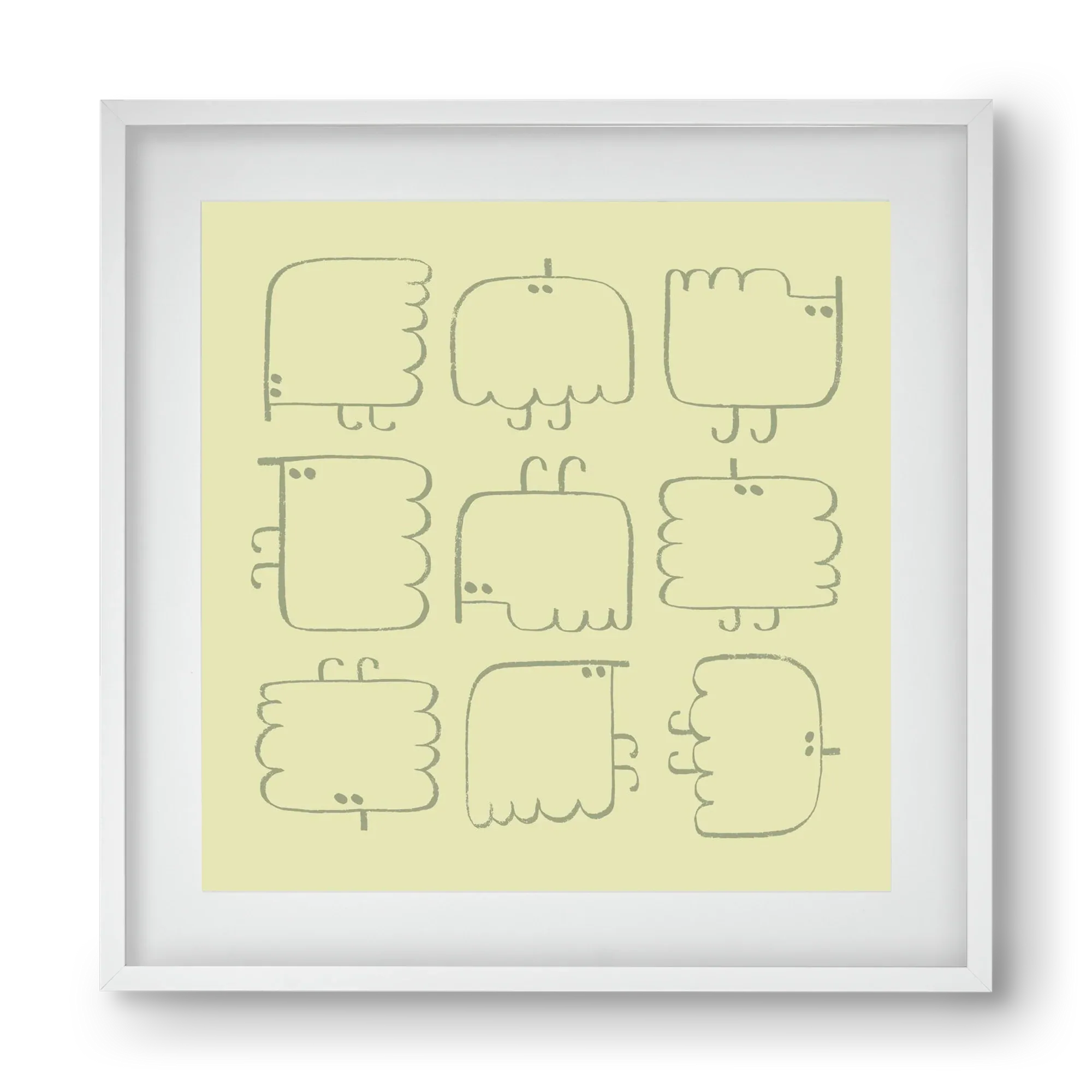Funny Bird (light green) - artbridge