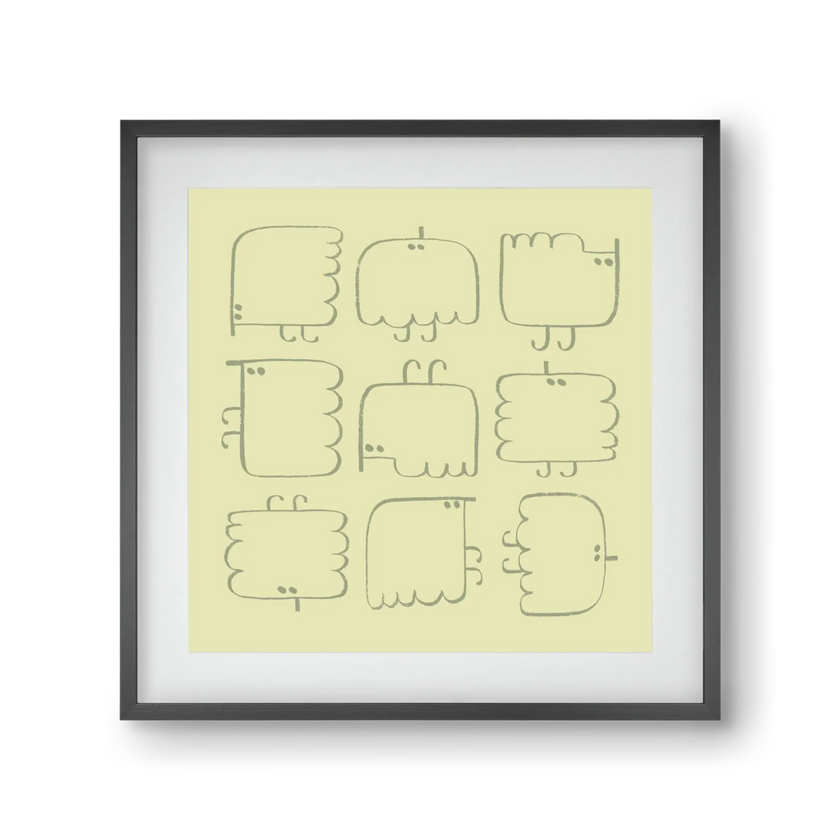 Funny Bird (light green) - artbridge