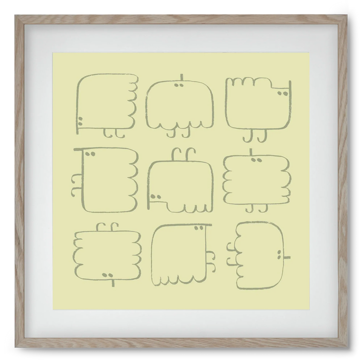 Funny Bird (light green) - artbridge