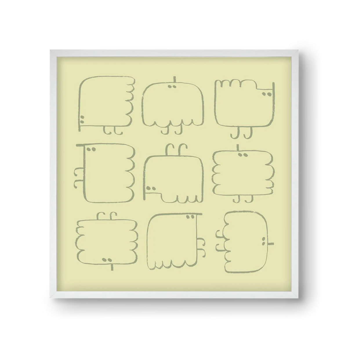 Funny Bird (light green) - artbridge