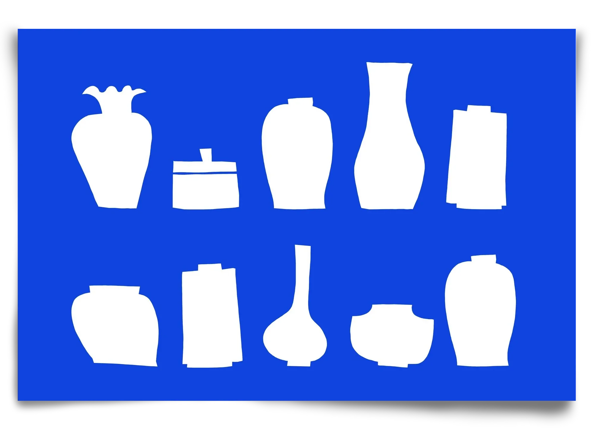 Vases line (blue) - artbridge