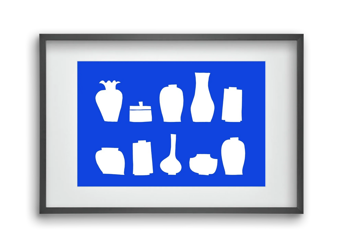 Vases line (blue) - artbridge