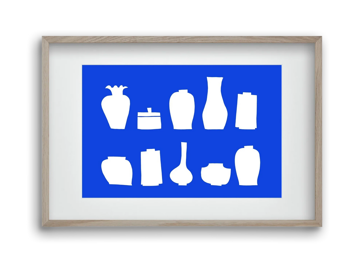 Vases line (blue) - artbridge
