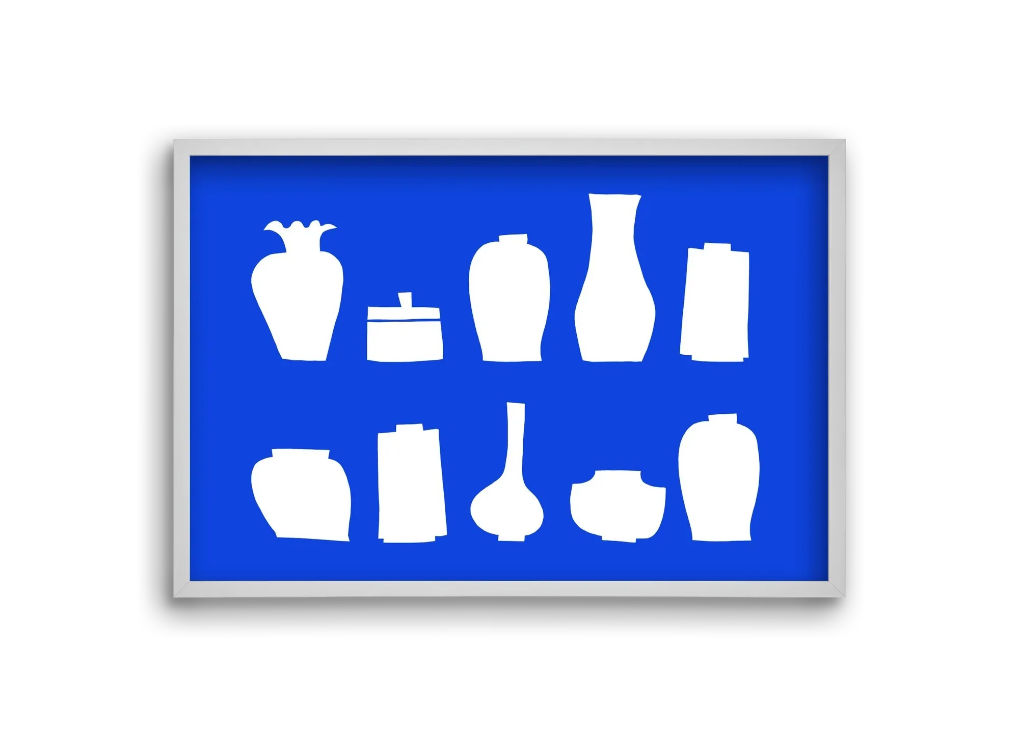 Vases line (blue) - artbridge