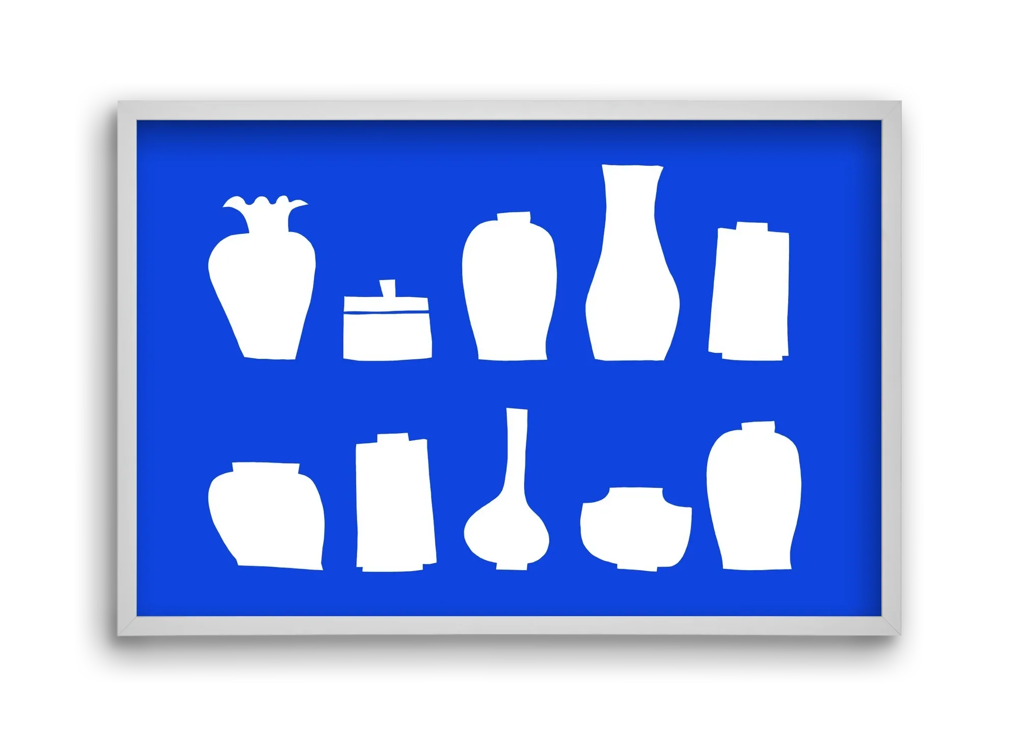 Vases line (blue) - artbridge