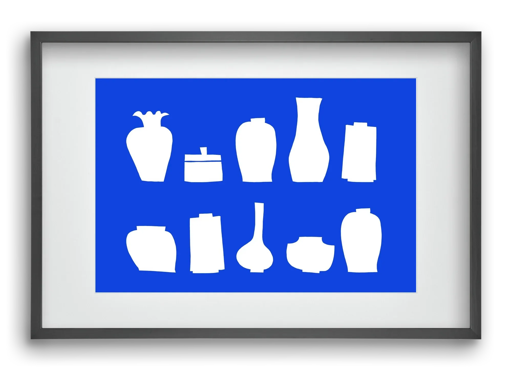 Vases line (blue) - artbridge