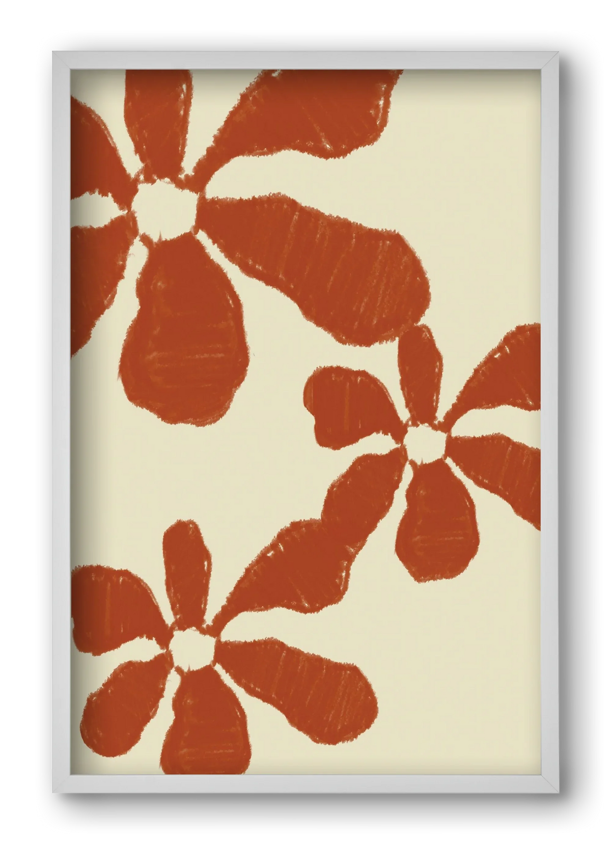Terracotta flowers - artbridge