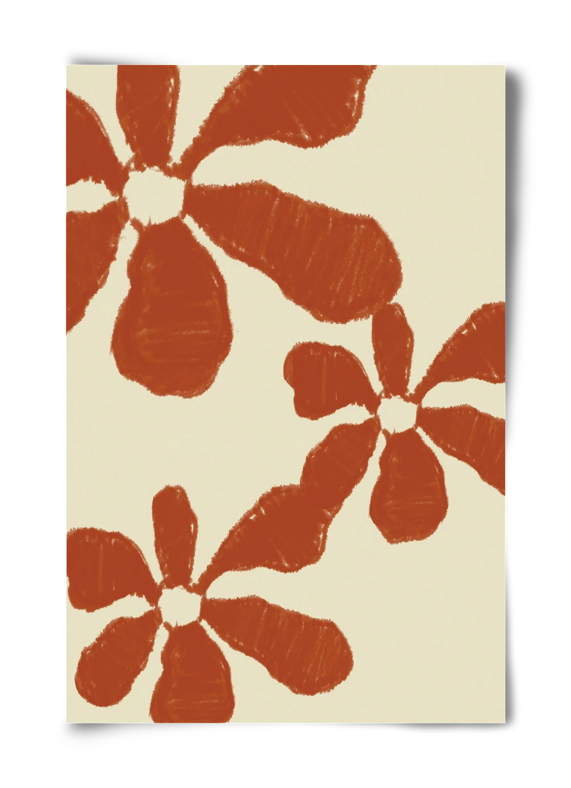 Terracotta flowers - artbridge