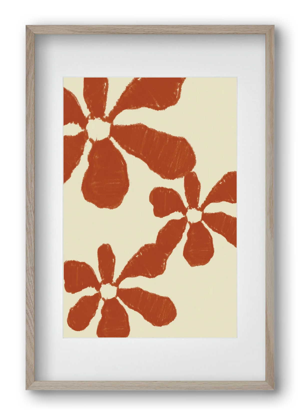 Terracotta flowers - artbridge