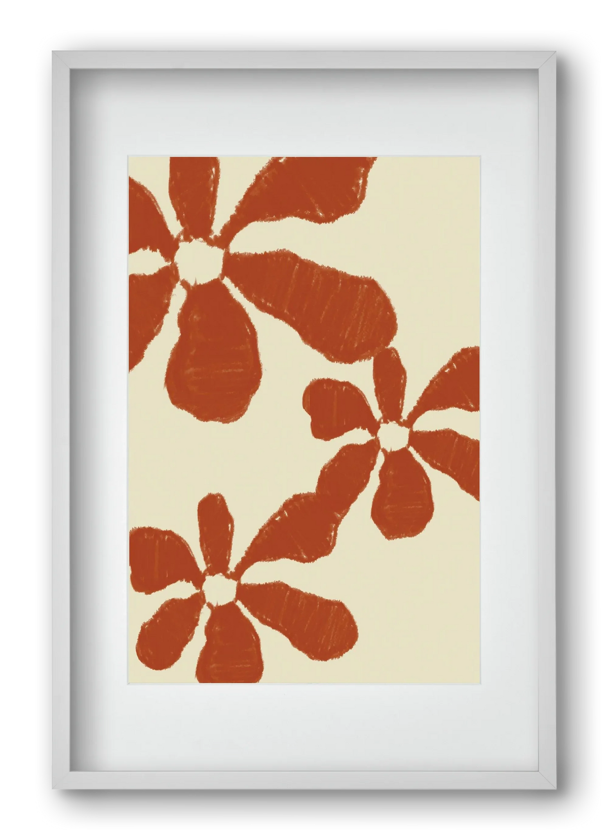 Terracotta flowers - artbridge