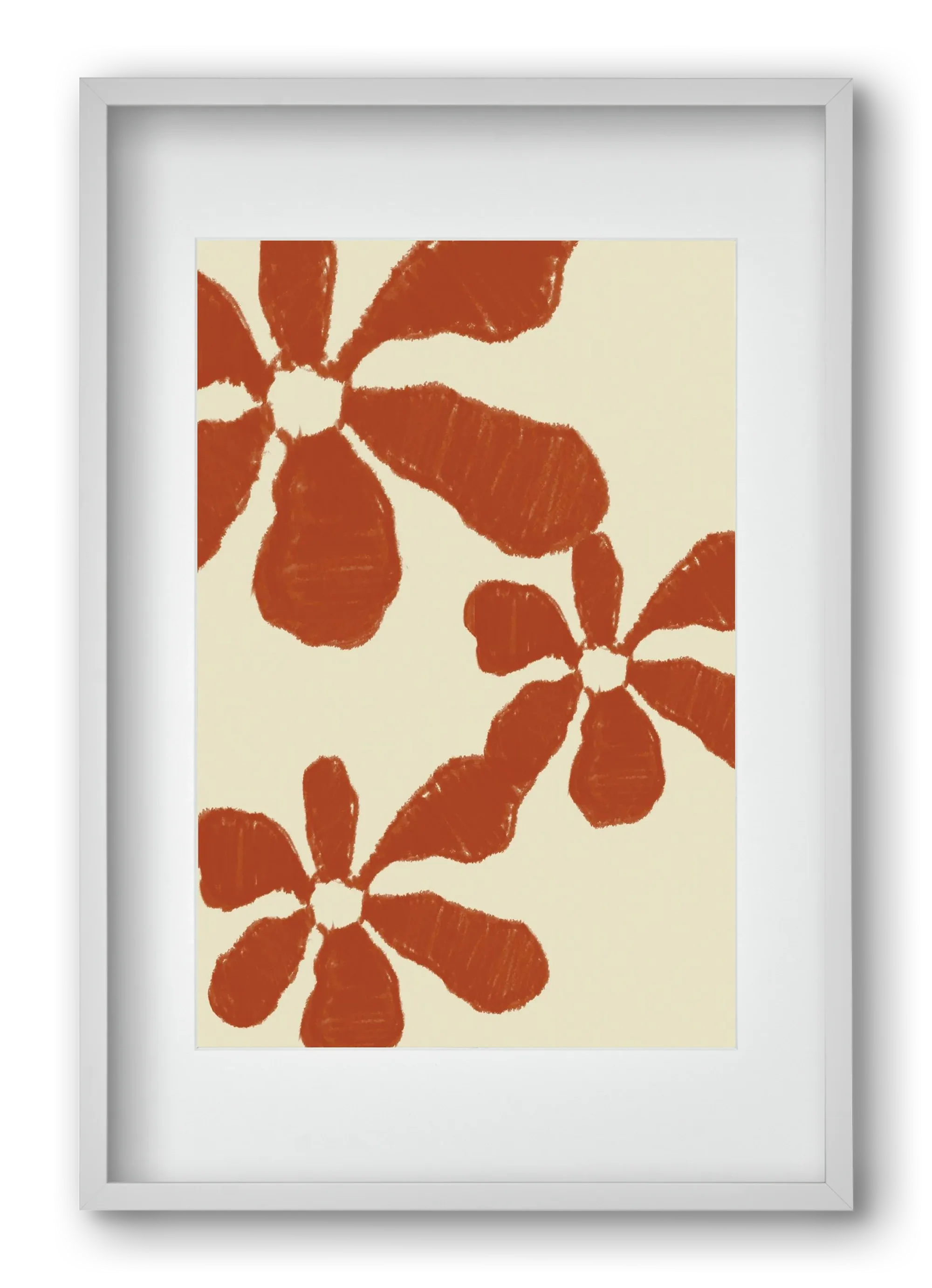 Terracotta flowers - artbridge