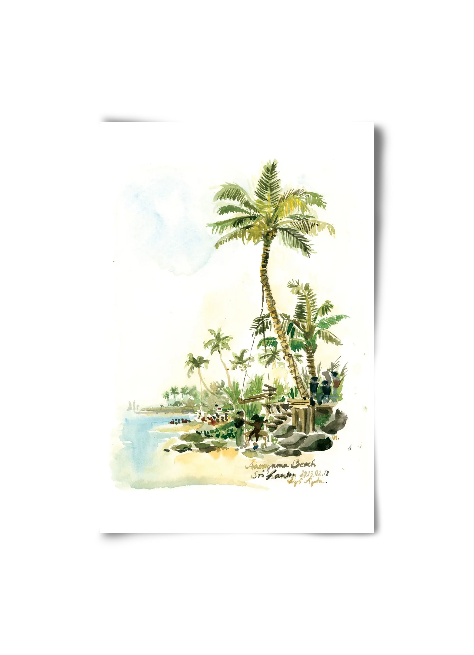 AHANGAMA Beach, Sri Lanka - 2023.02.18. - artbridge