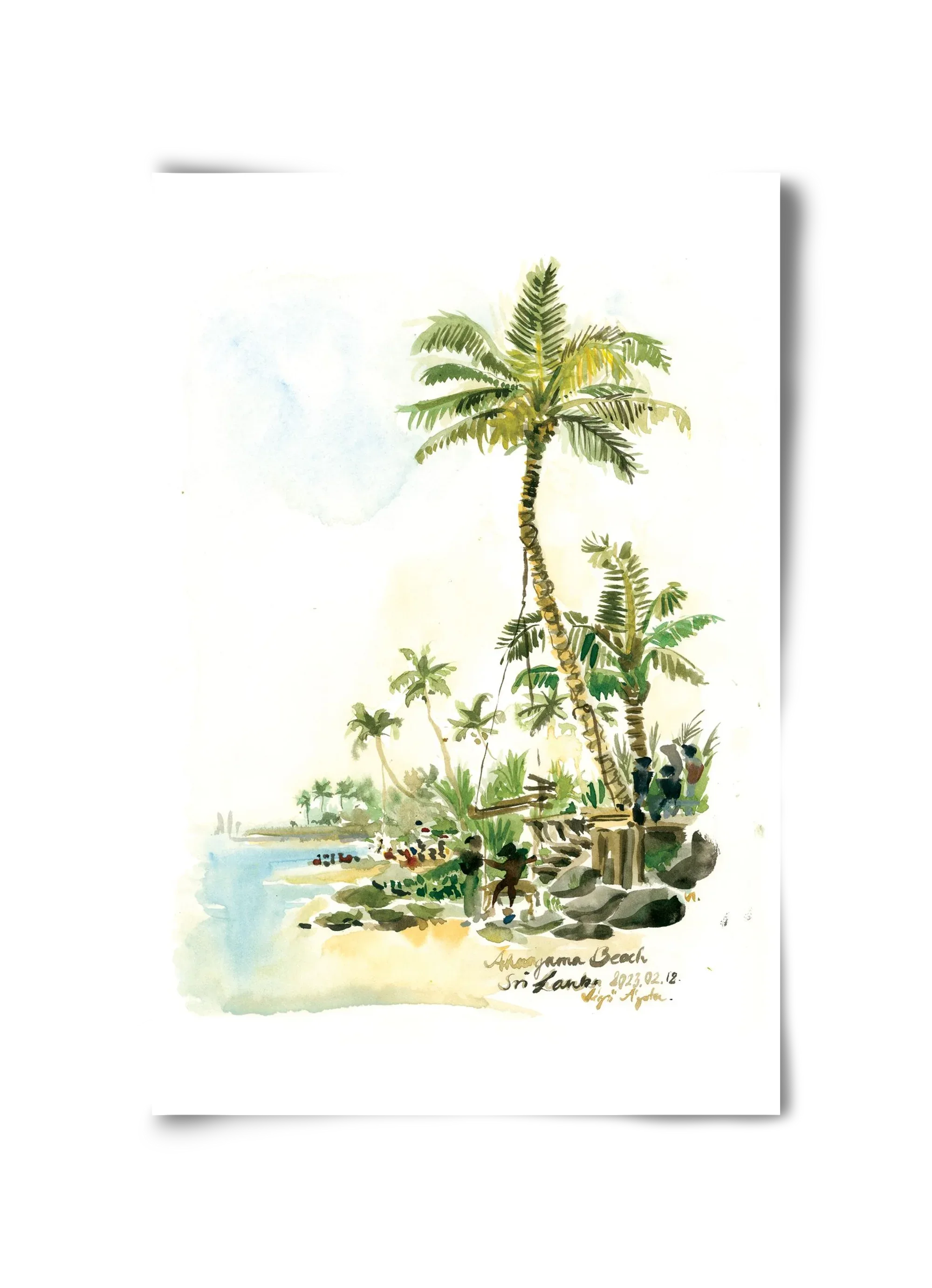 AHANGAMA Beach, Sri Lanka - 2023.02.18. - artbridge