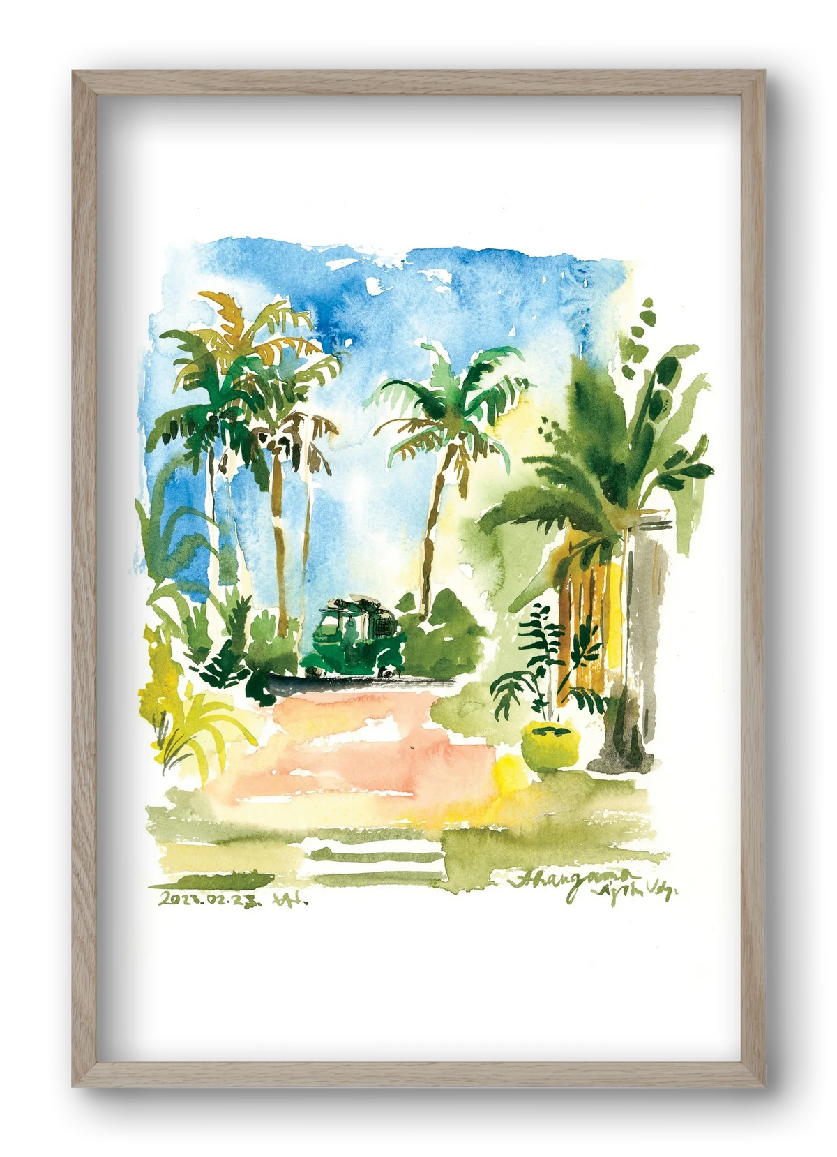 AHANGAMA tuktuk, Sri Lanka - 2023.02.23. - artbridge