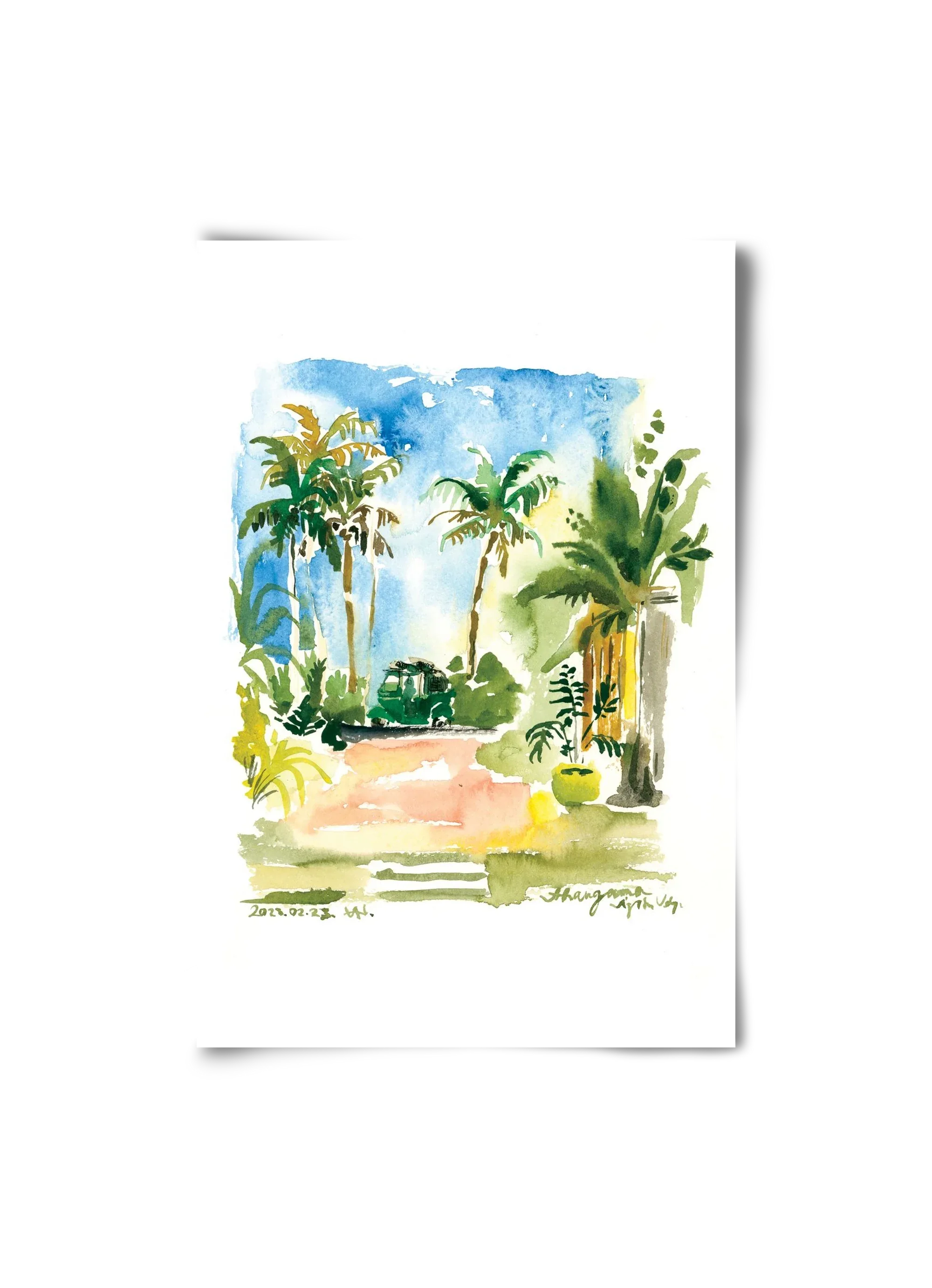 AHANGAMA tuktuk, Sri Lanka - 2023.02.23. - artbridge