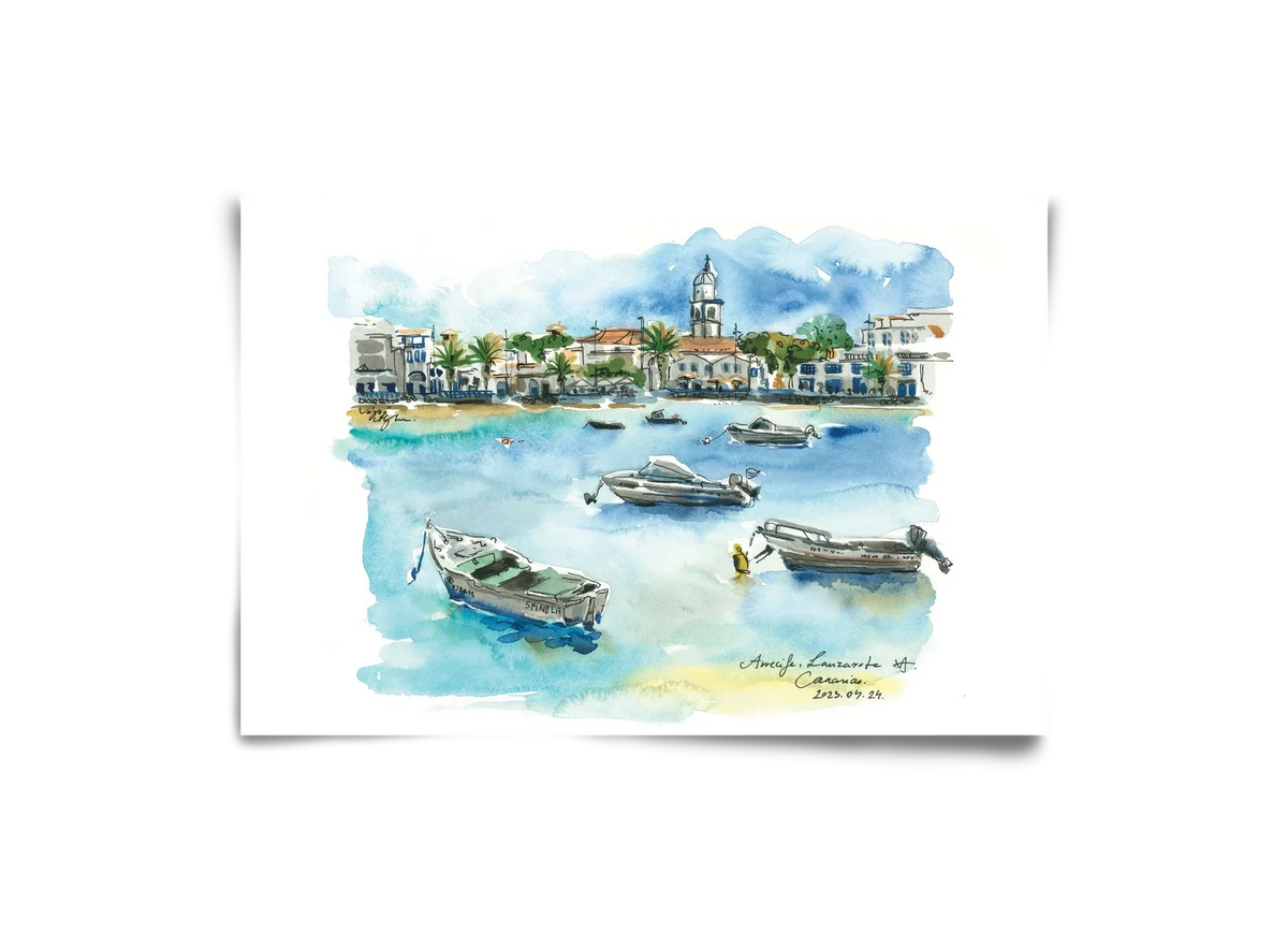 ARRECIFE, Lanzarote, Canary Island - 2023.04.24. - artbridge