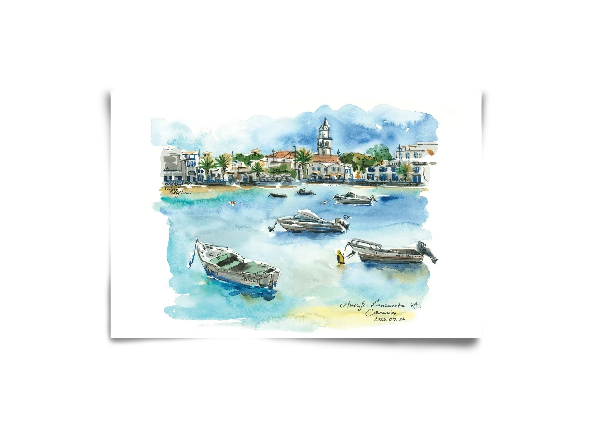 ARRECIFE, Lanzarote, Canary Island - 2023.04.24. - artbridge