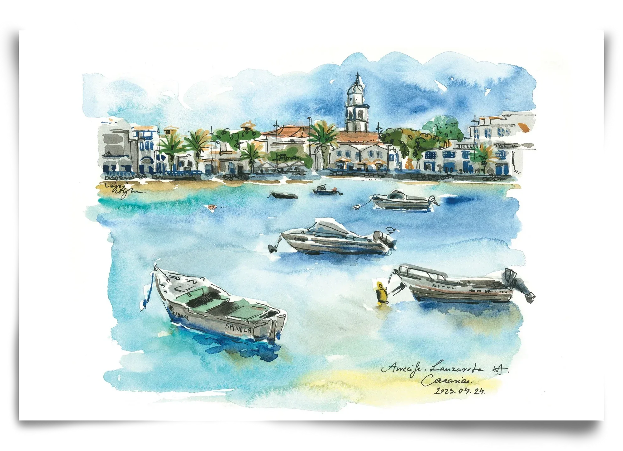 ARRECIFE, Lanzarote, Canary Island - 2023.04.24. - artbridge