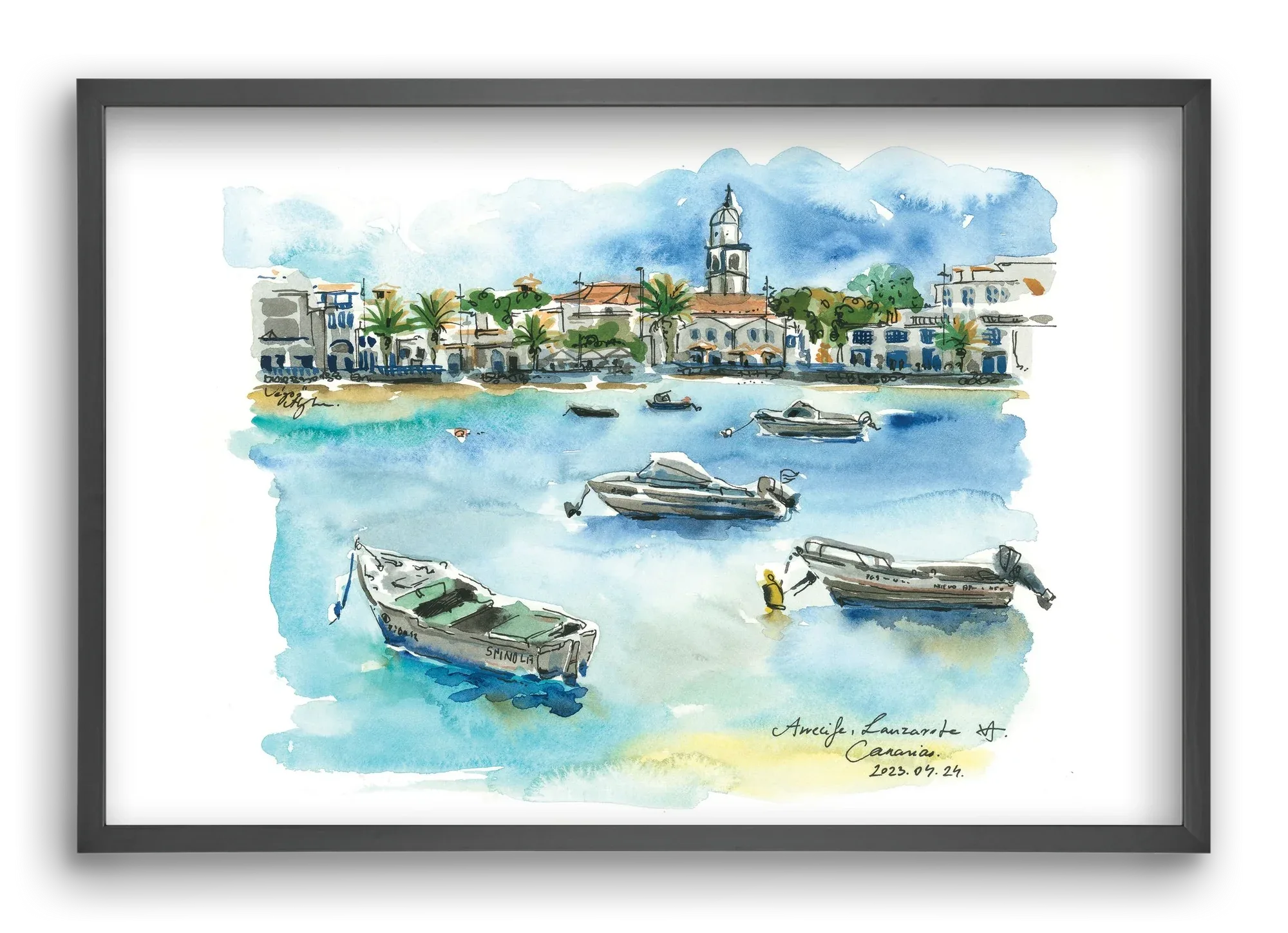 ARRECIFE, Lanzarote, Canary Island - 2023.04.24. - artbridge