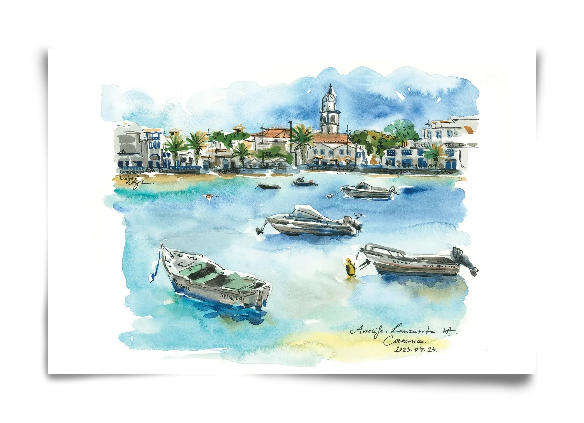ARRECIFE, Lanzarote, Canary Island - 2023.04.24. - artbridge