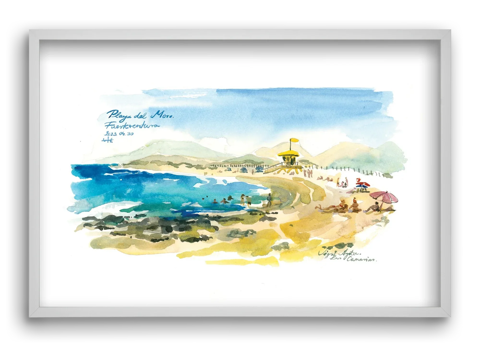 PLAYA del MORO, Fuerteventura, Canary Islands - 2023.04.30. - artbridge