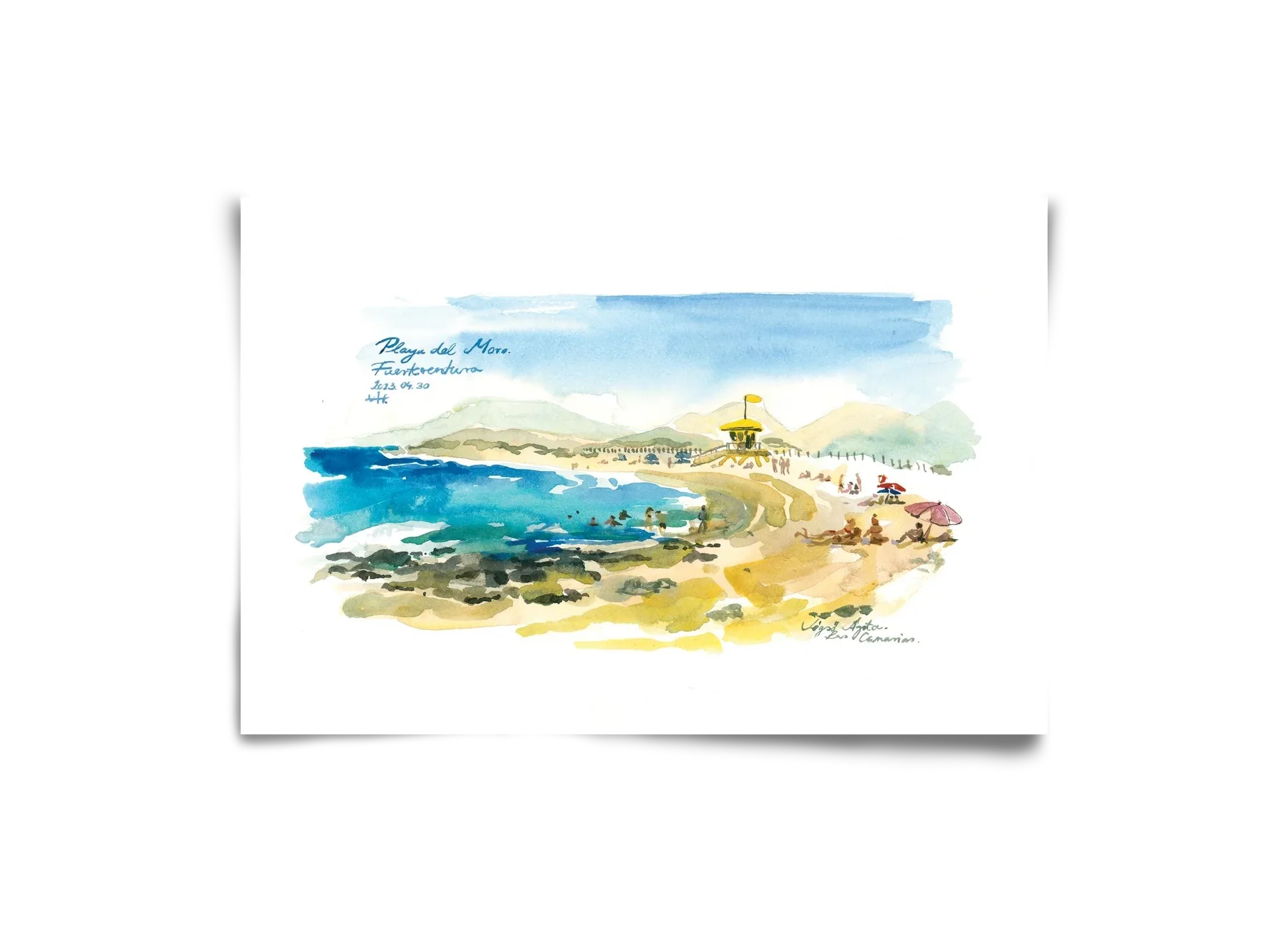 PLAYA del MORO, Fuerteventura, Canary Islands - 2023.04.30. - artbridge