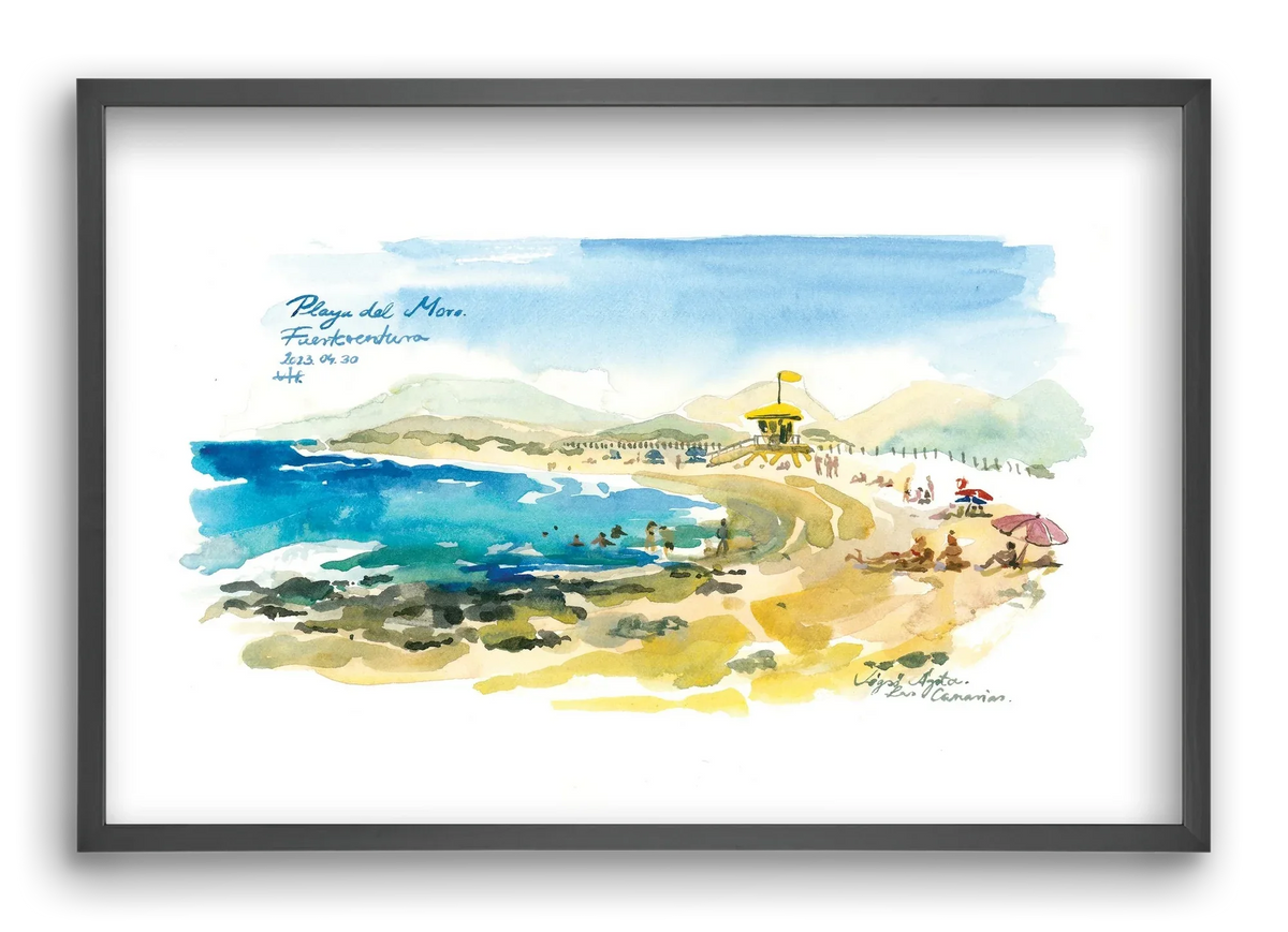 PLAYA del MORO, Fuerteventura, Canary Islands - 2023.04.30. - artbridge