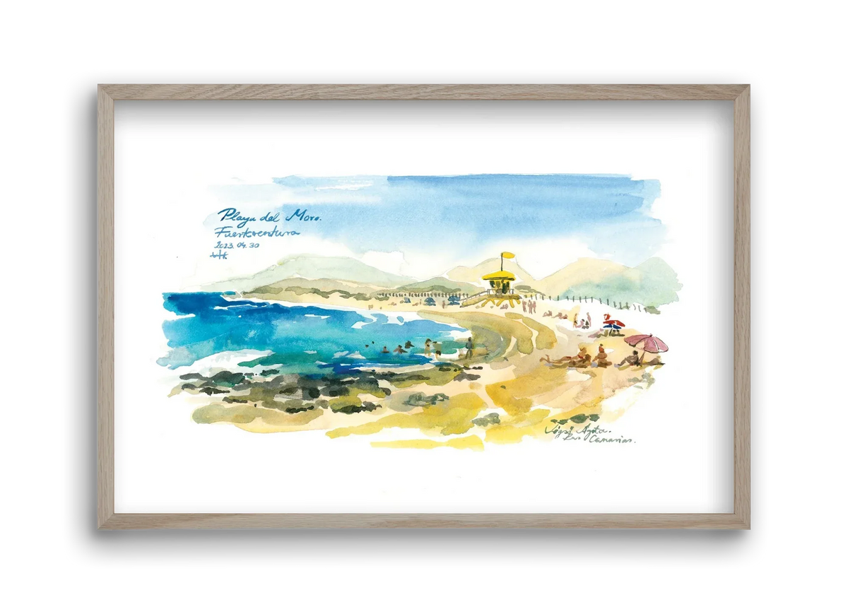 PLAYA del MORO, Fuerteventura, Canary Islands - 2023.04.30. - artbridge