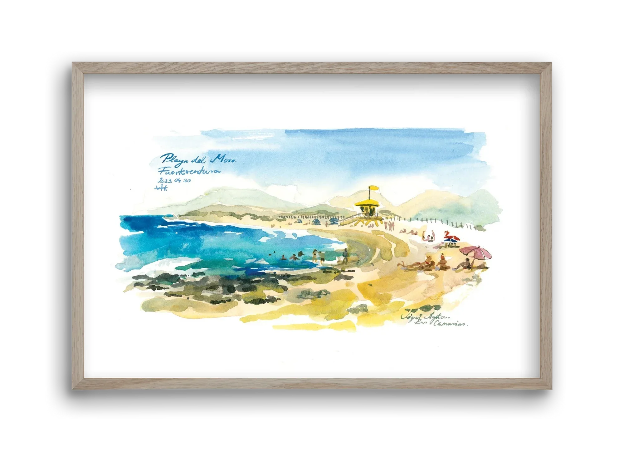 PLAYA del MORO, Fuerteventura, Canary Islands - 2023.04.30. - artbridge