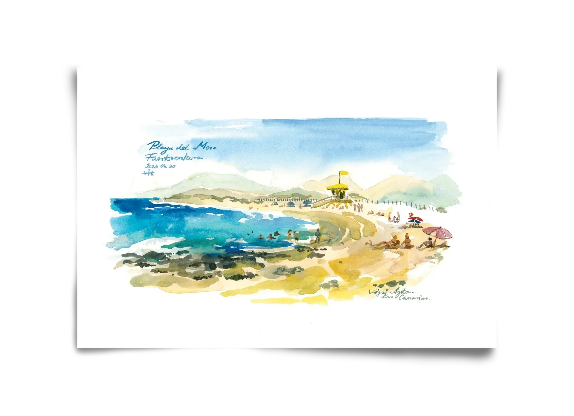 PLAYA del MORO, Fuerteventura, Canary Islands - 2023.04.30. - artbridge