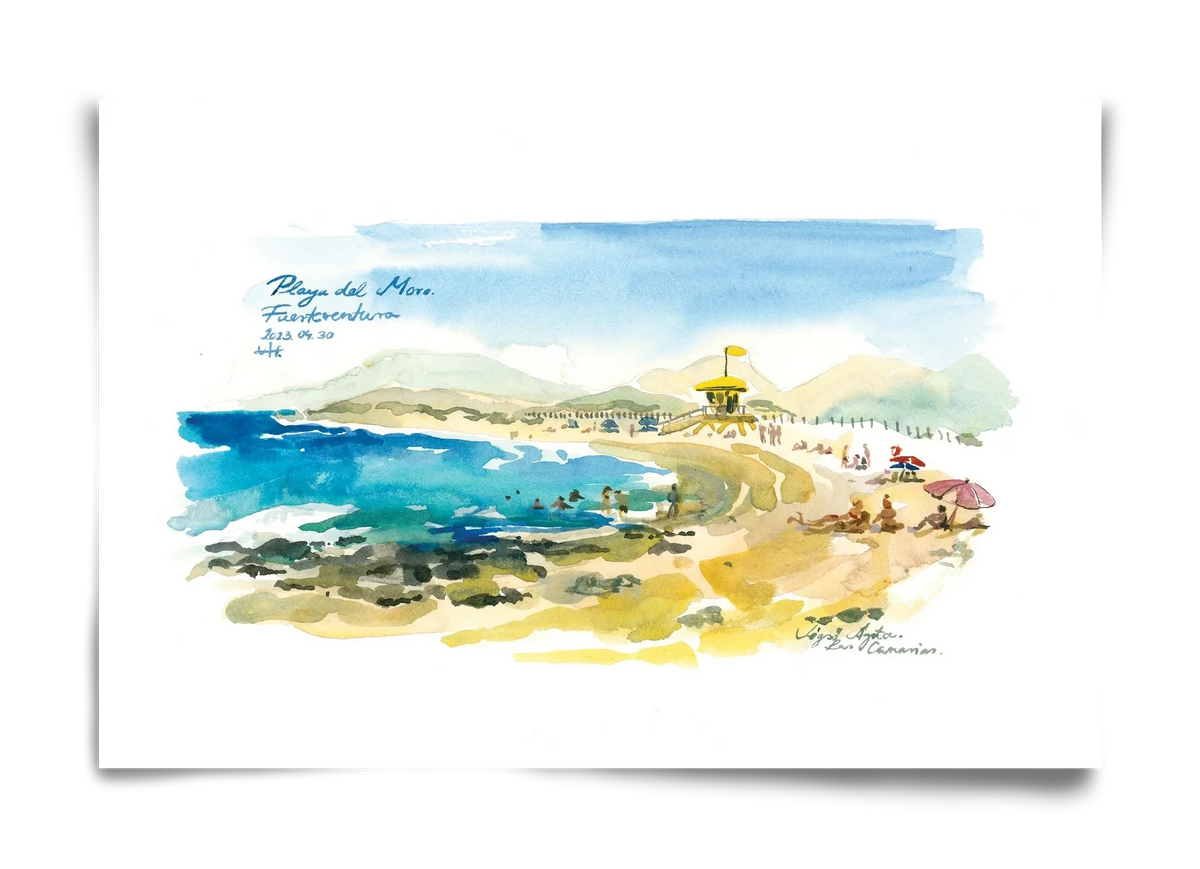 PLAYA del MORO, Fuerteventura, Canary Islands - 2023.04.30. - artbridge