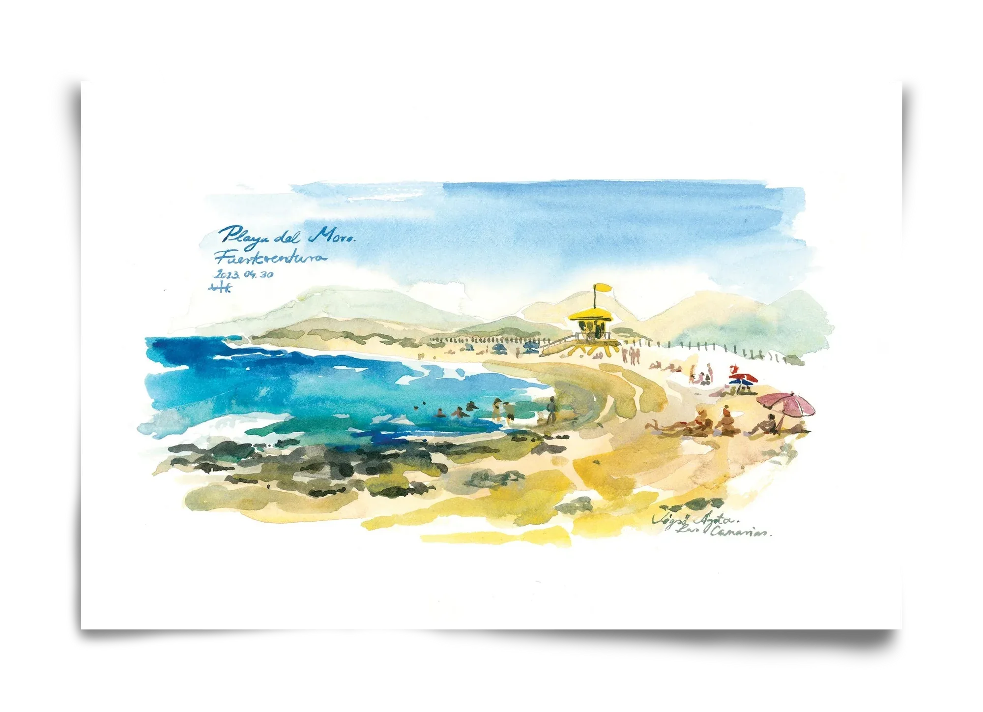 PLAYA del MORO, Fuerteventura, Canary Islands - 2023.04.30. - artbridge