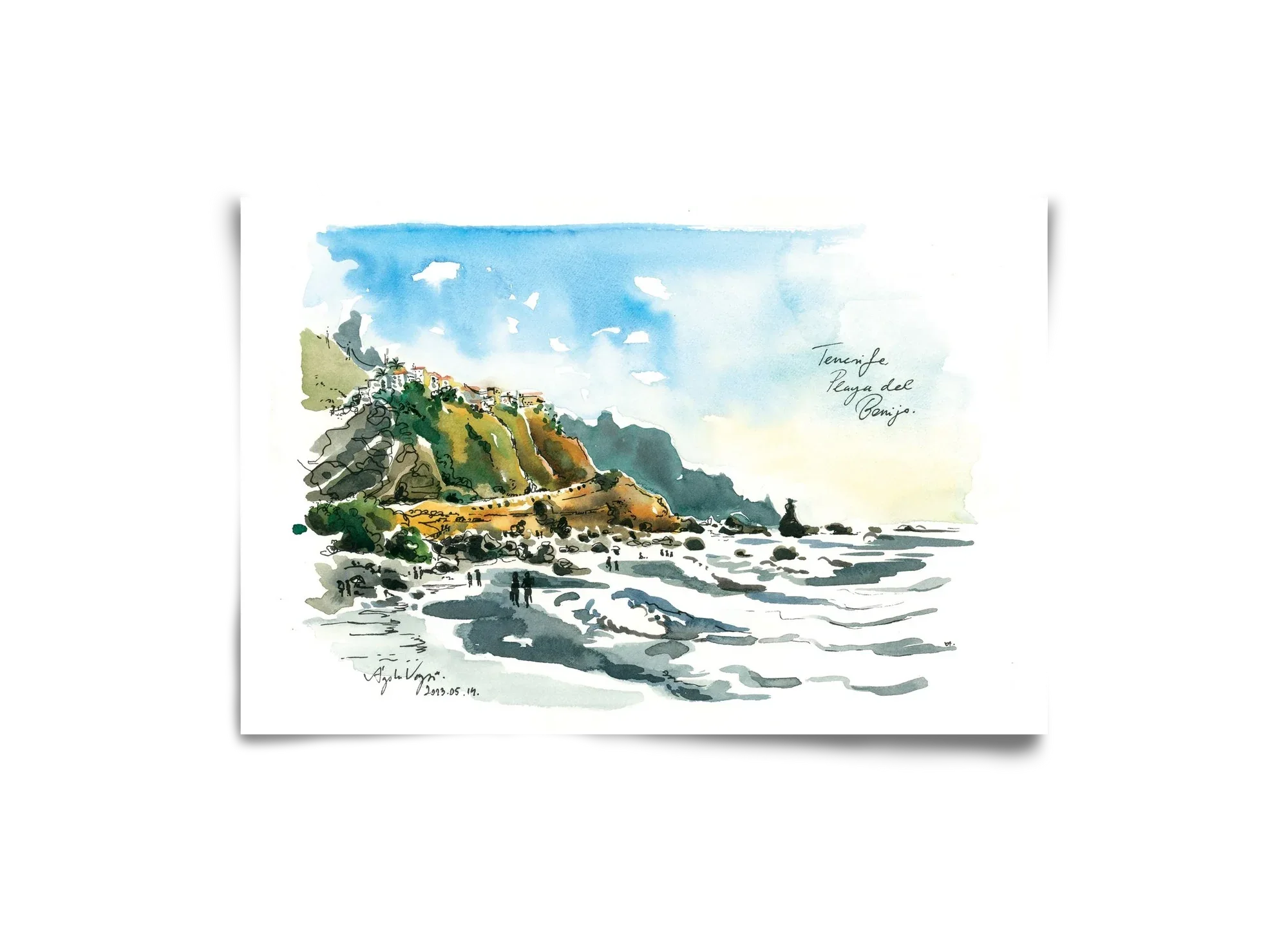 PLAYA del BENIJO, Tenerife, Canary Islands - 2023.05.14. - artbridge